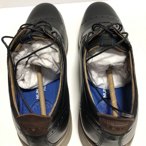 Nunn Bush Men’s New Haven Oxford Black Leather, Size 13 Wide main image 6